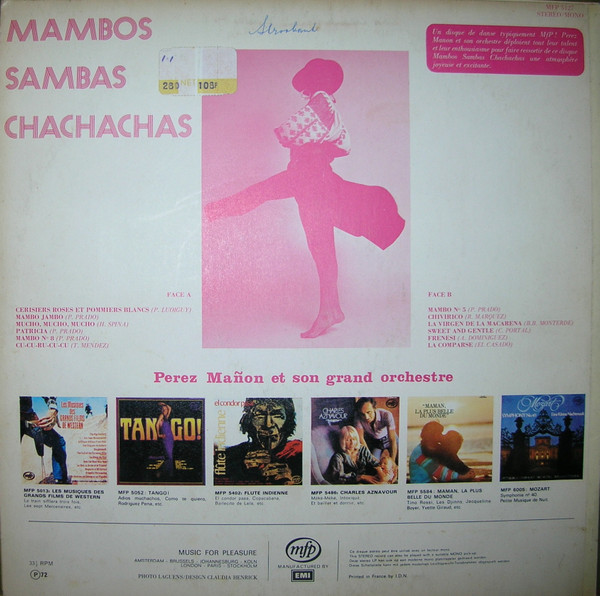 descargar álbum Perez Mañon Et Son Grand Orchestre - Mambos Sambas Chachachas