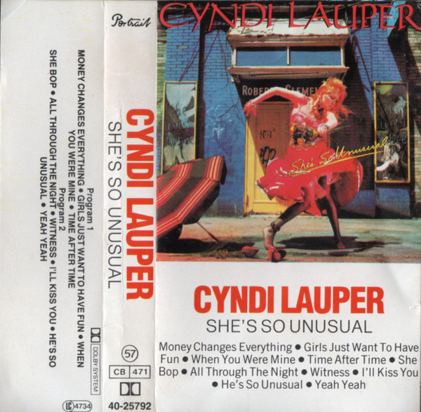 Cyndi Lauper Shes So Unusual 1983 Dolby Cassette Discogs 