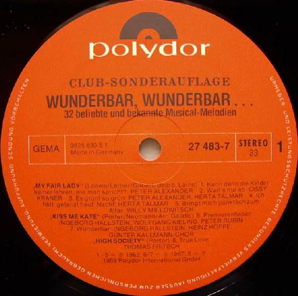 last ned album Various - Wunderbar Wunderbar