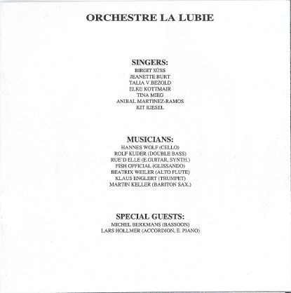 lataa albumi Wolfgang Salomon Orchestre La Lubie - Luna Small Step For Mankind
