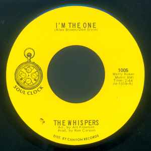 The Whispers - I'm The One / You Must Be Doing All Right album cover