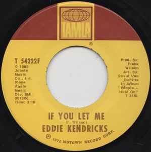 Eddie Kendricks - If You Let Me / Just Memories album cover