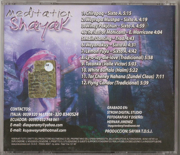 Album herunterladen Shayak - Meditation