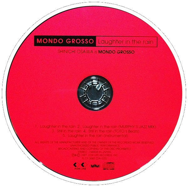 初回限定 MONDO GROSSO - LAUGHTER IN THE RAIN レコード 