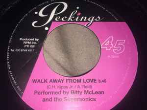 Bitty McLean And The Supersonics – Walk Away From Love (2007, Pink