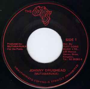 Mutabaruka - Johnny Drughead / Drughead Dub  album cover