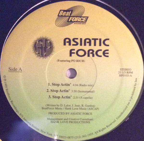 Asiatic Force - In Your Face