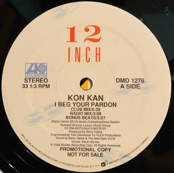 Kon Kan – I Beg Your Pardon (1988, SP (Specialty Pressing), Vinyl 