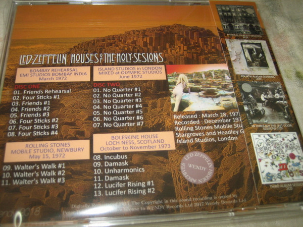 last ned album Led Zeppelin - Houses Of The Holy Sessions
