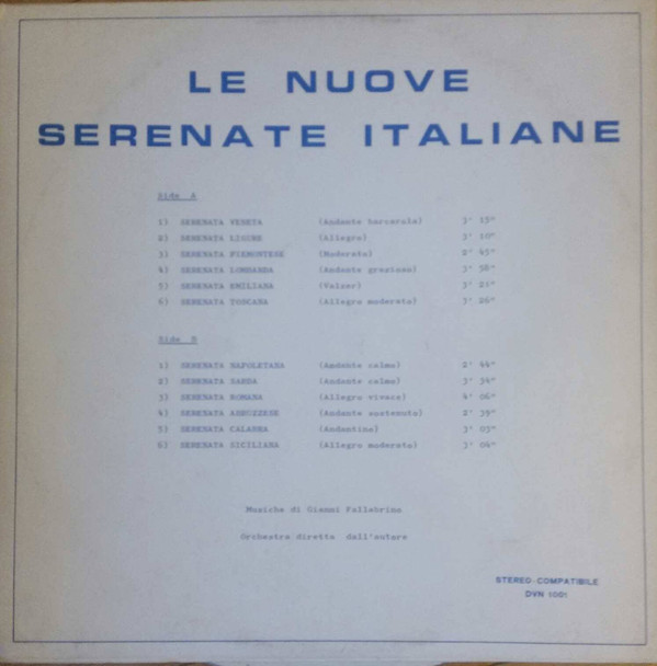 last ned album Gianni Fallabrino - Le Nuove Serenate Italiane