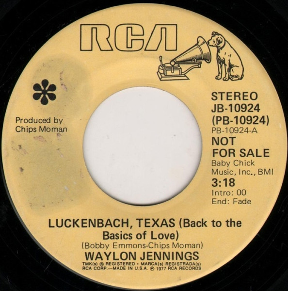 Waylon Jennings – Luckenbach, Texas (Back To The Basics Of Love