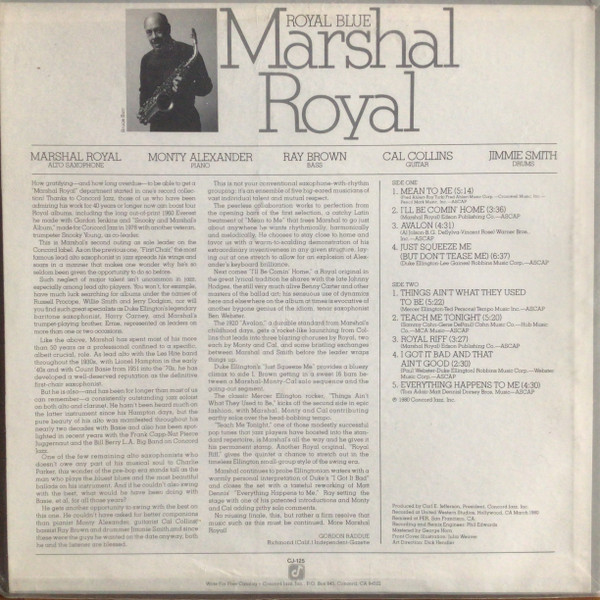Album herunterladen Marshal Royal - Royal Blue