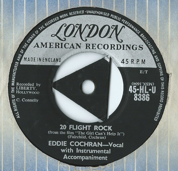 Eddie Cochran - 20 Flight Rock / Dark Lonely Street | Releases 