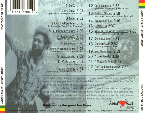 lataa albumi Junior Byles - Curly Locks Best Of Junior Byles The Upsetters 1970 1976