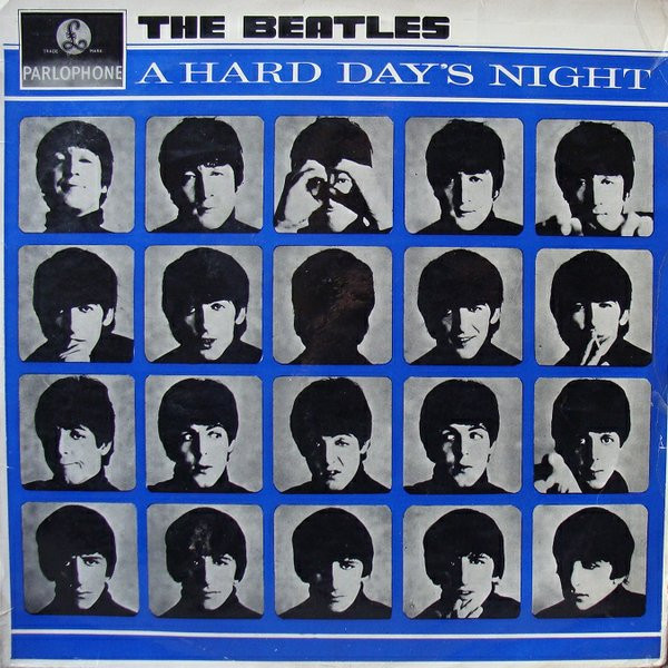 The Beatles – A Hard Day's Night (1964, Blue-label, Vinyl) - Discogs