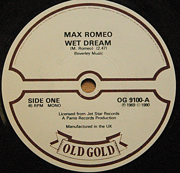 Max Romeo – Wet Dream / She's But A Little Girl (1980, Vinyl