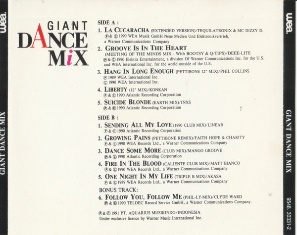 Album herunterladen Various - Giant Dance Mix
