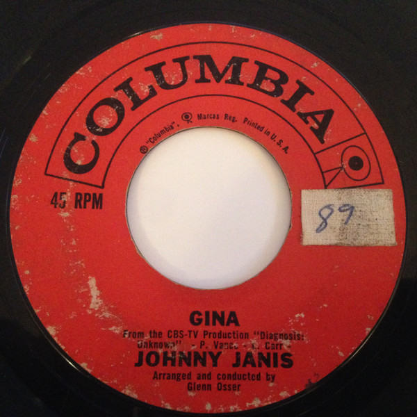 descargar álbum Johnny Janis - Gina If The Good Lords Willin