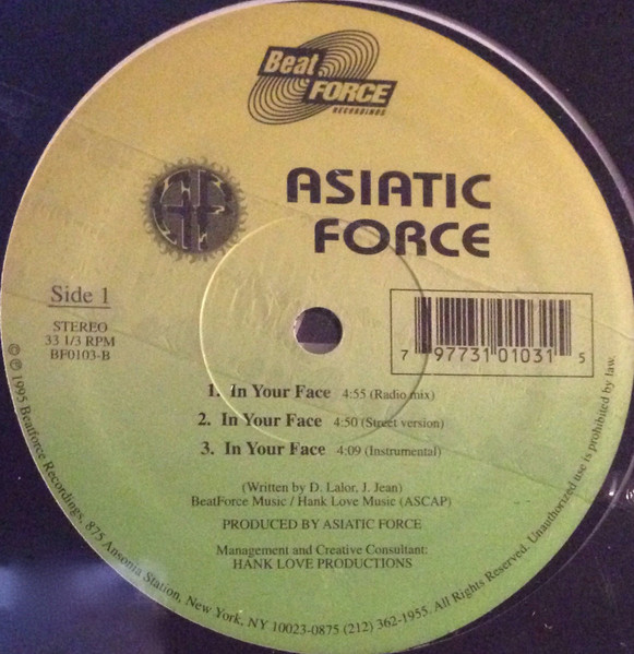 Asiatic Force - In Your Face