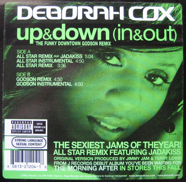 Deborah Cox – Up & Down (In & Out) (2002, Vinyl) - Discogs