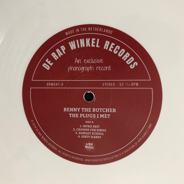 Benny The Butcher – The Plugs I Met (2019, Cocaine White, Vinyl