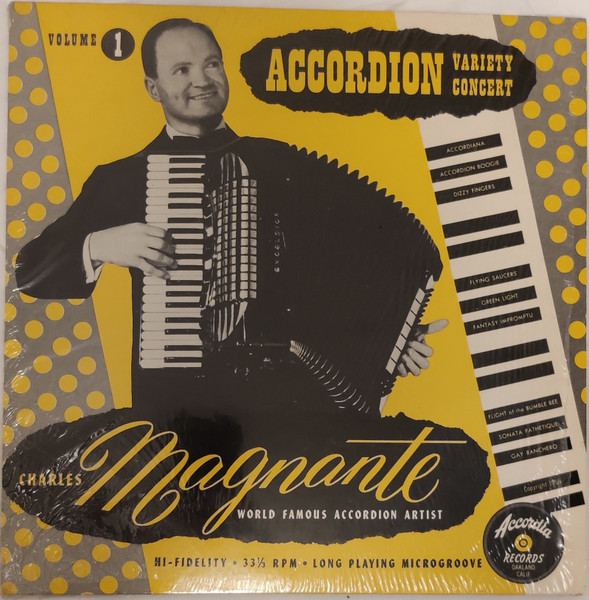 Charles Magnante – Accordion Variety Concert Volume 1 (1956, Vinyl