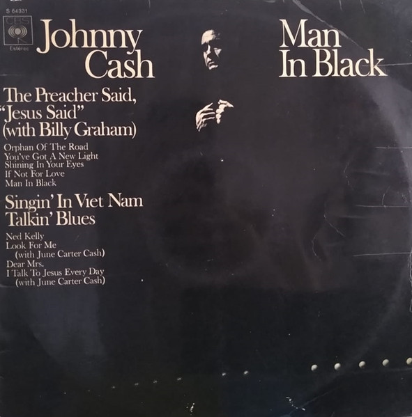 Johnny Cash – Man In Black (1971, Santa Maria Pressing, Vinyl) - Discogs