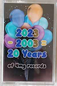 Various - 2023 - 2003 = 20 Years Of 4mg Records album cover