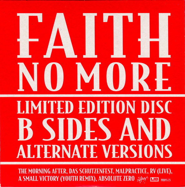 Faith No More B Sides And Alternate Versions 1995 CD Discogs