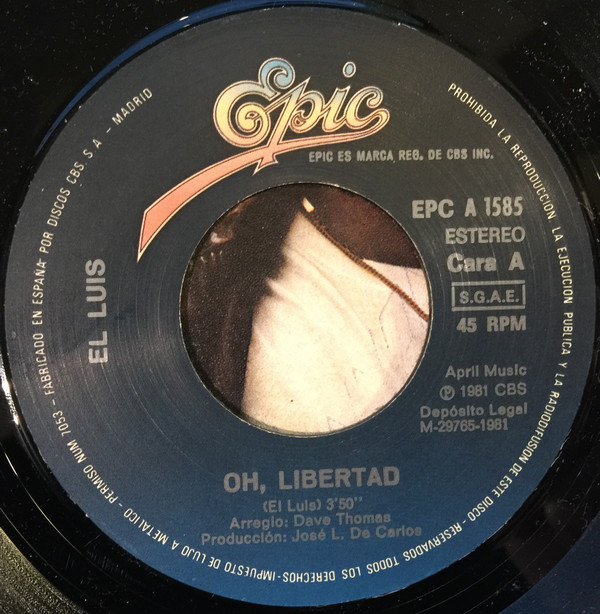 lataa albumi El Luis - Oh Libertad No Me Abandones Señor