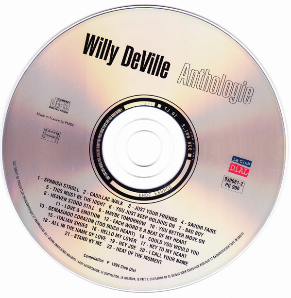télécharger l'album Willy DeVille - Anthologie