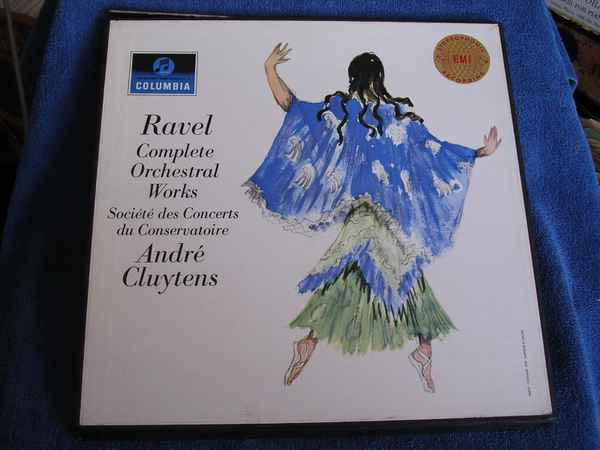 Ravel, Sociéte Des Concerts Du Conservatoire, André Cluytens - Complete Orchestral Works album cover