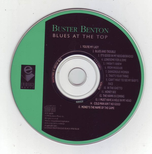télécharger l'album Buster Benton - Blues At The Top