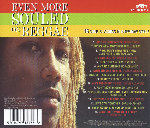 lataa albumi Various - Even More Souled On Reggae 16 Soul Classics In A Reggae Style