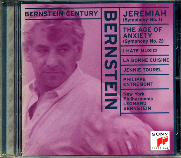 last ned album Bernstein, New York Philharmonic, Jennie Tourel, Philippe Entremont - Jeremiah Symphony The Age Of Anxiety I Hate Music La Bonne Cuisine