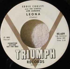 Eddie Cooley And The Dimples - Leona / Be My Steady (Clementine) album cover