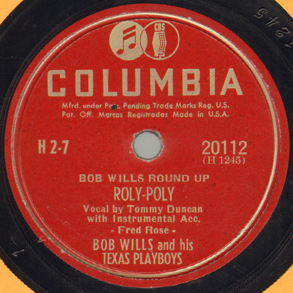 Bob Wills And His Texas Playboys – Bob Wills Round Up (1947