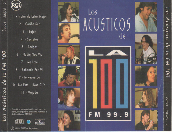 descargar álbum Various - Los Acusticos De La Fm 100