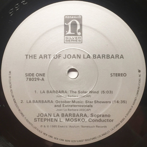 lataa albumi Joan La Barbara - The Art Of Joan La Barbara