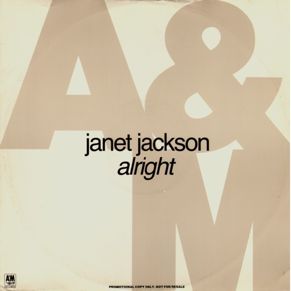 Janet Jackson – Alright (1990, Vinyl) - Discogs