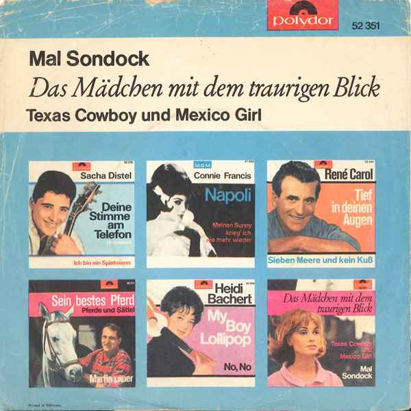 lataa albumi Mal Sondock - Das Mädchen Mit Dem Traurigen Blick