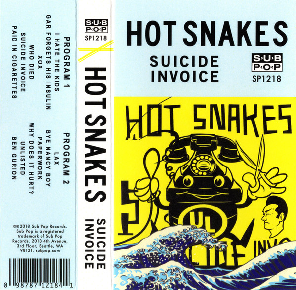 Hot Snakes – Suicide Invoice (2018, Yellow Opaque, Vinyl