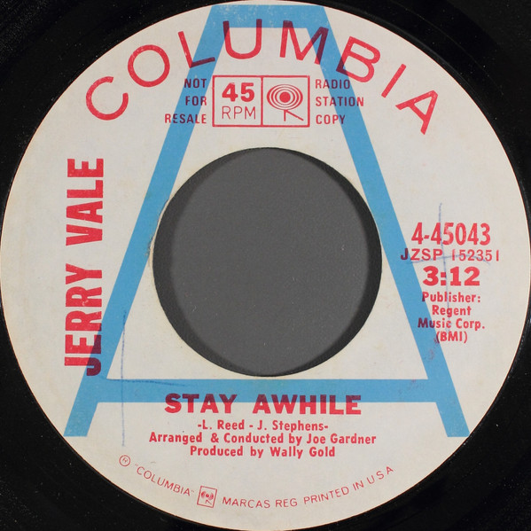 baixar álbum Jerry Vale - Stay Awhile