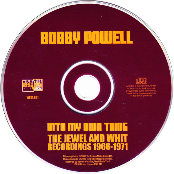 last ned album Bobby Powell - Into My Own Thing The Jewel And Whit Recordings 1966 1971