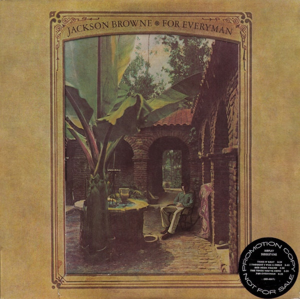 Jackson Browne – For Everyman (1973, Santa Maria Pressing, Vinyl