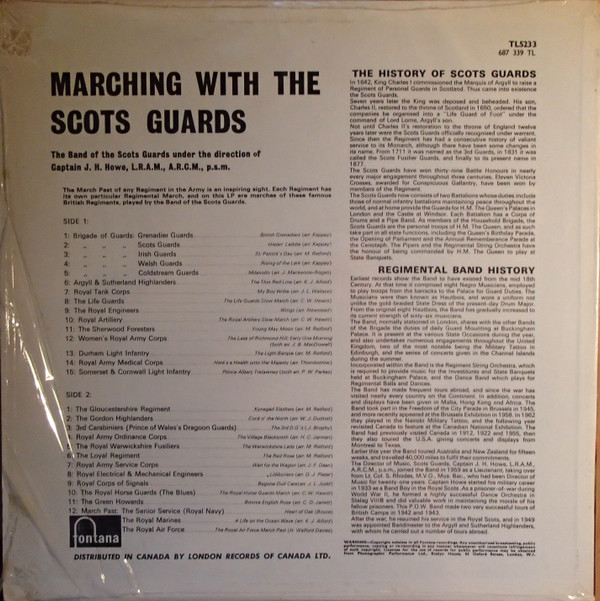 last ned album The Band Of The Scots Guards - Marching With The Scots Guards