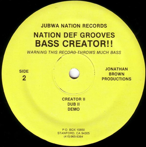 descargar álbum Nation Def Grooves - Bass Creator