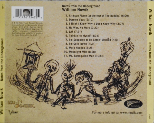baixar álbum William Nowik - Notes From The Underground