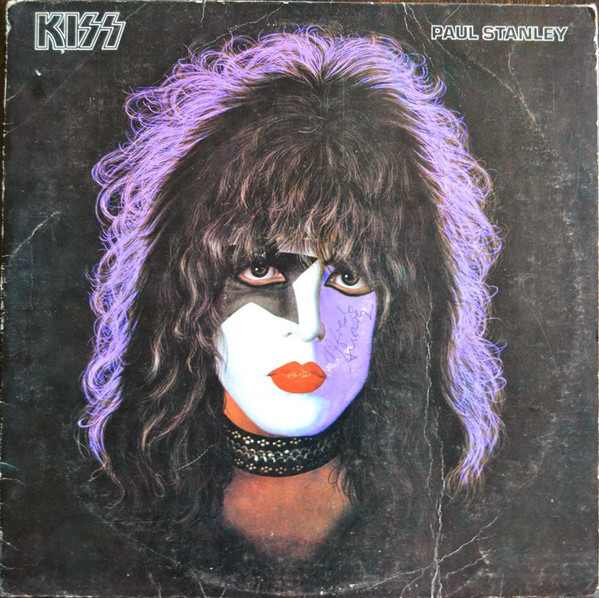 KISS PAUL STANLEY Purple signed solo Picture Disc LP – KISS Haven