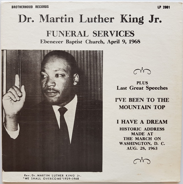 Dr. Martin Luther King, Jr. – In Memory Of Dr. Martin Luther King 
